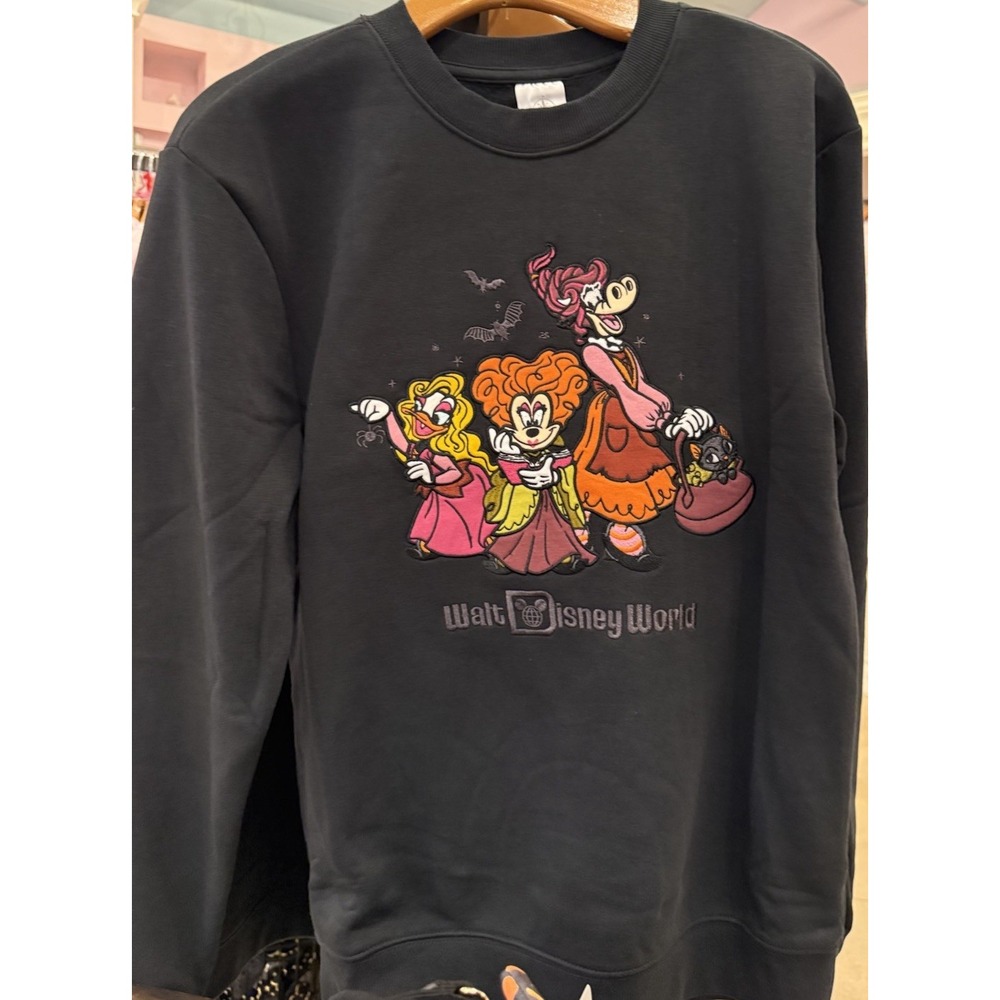 2026 Walt Disney World Hocus Pocus Halloween Sweatshirt XXL Pullover Embroid